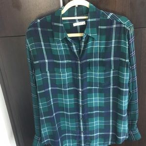 Equipment pattern silk shirt